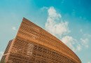 Modern building and blue sky
